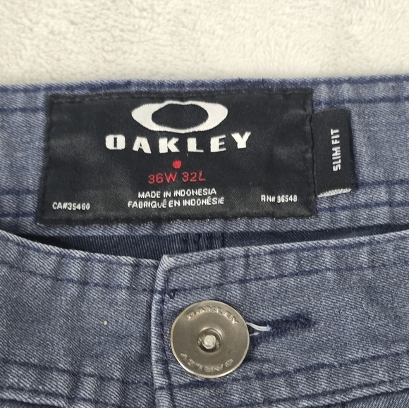 Oakley Slim Fit Pants Blue Sz 36x28 - Picture 8 of 10